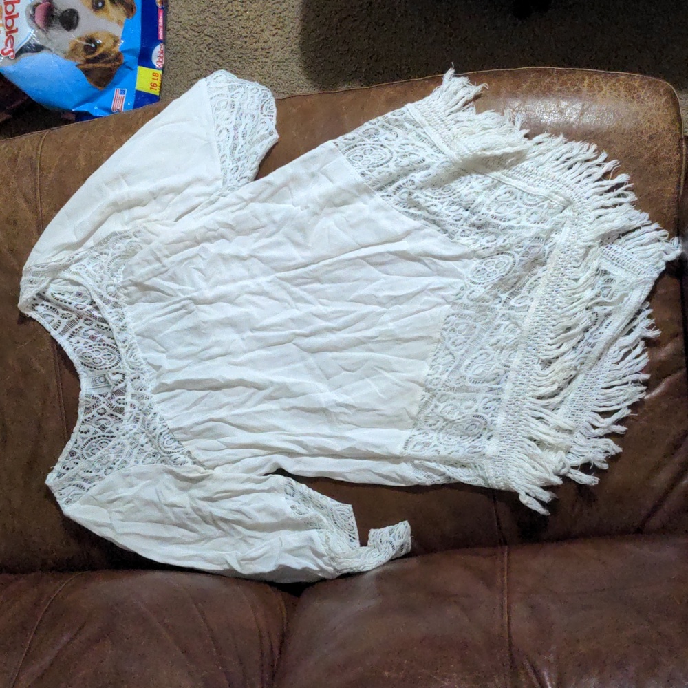 White lace like Becca Blouse?